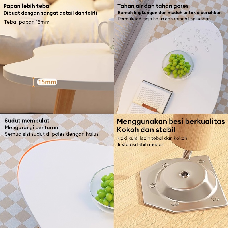 Jual Meja Ruang Tamu Dengan Roda Meja Tamu Marmer Beside Table Meja ...