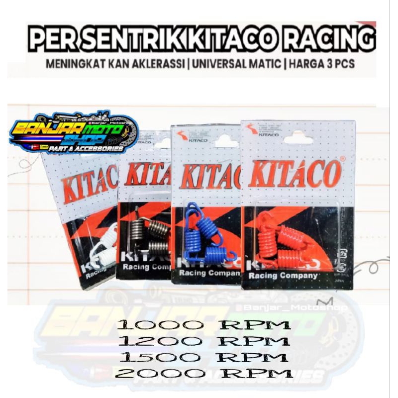 Jual PER SENTRIK KITACO RACING 1000 RPM 1500 RPM 2000 RPM / PER KAMPAS ...