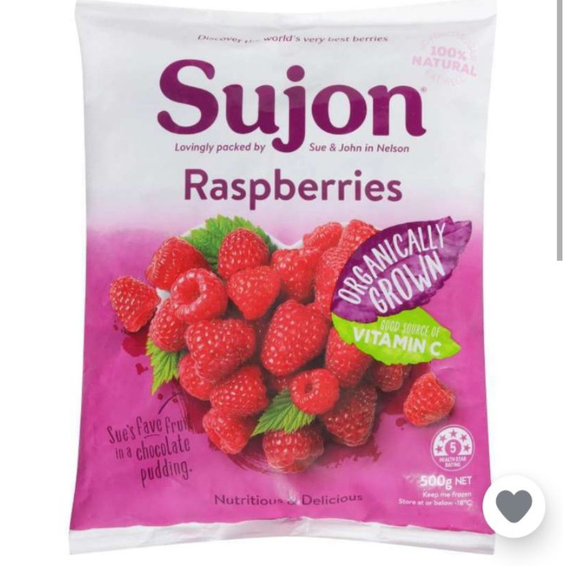 Jual sujon buah frozen raspberries 500gr pack | Shopee Indonesia