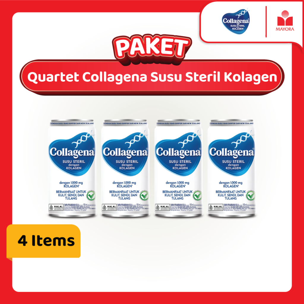 Jual Paket Quartet Collagena Susu Steril Kolagen | Shopee Indonesia