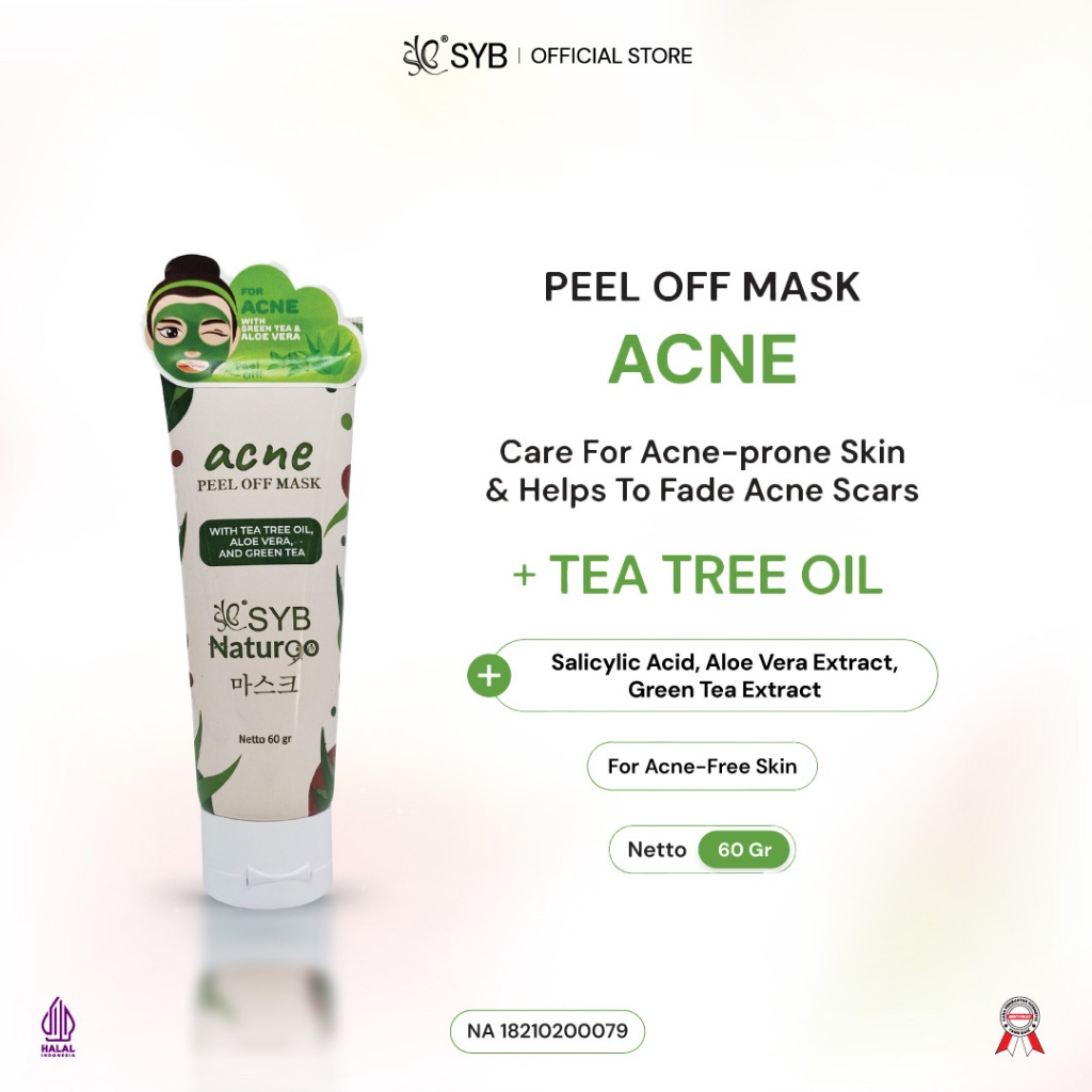 Jual SYB NATUR90 GREEN TEA & ALOE VERA PEEL OFF MASK (TUBE) | Shopee ...