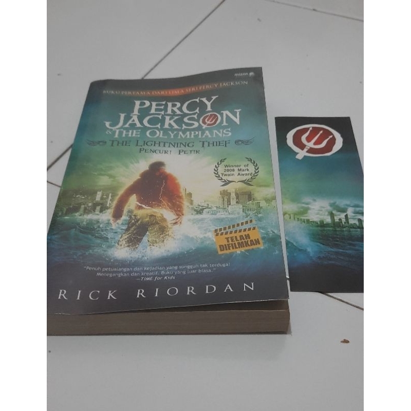 Jual Novel Ori Original Buku Seri 1 2 3 4 5 Percy Jackson The Olympians ...