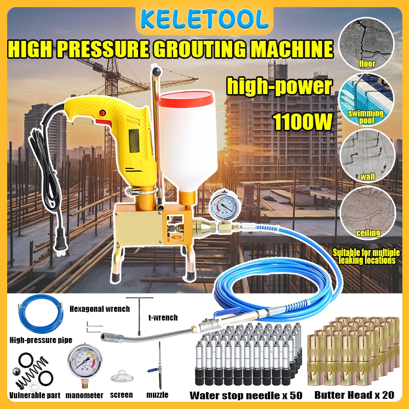Jual Mesin Injeksi Pu Beton Alat Suntik Beton Injection Pump ...