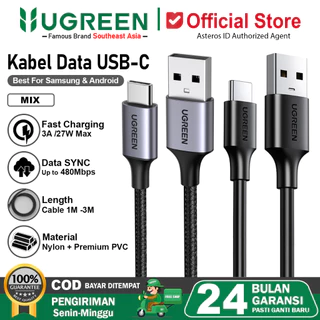 UGREEN Kabel Data USB Type C Fast Charging Max 3A For Samsung Oppo Vivo Mi Realme Infinix Etc