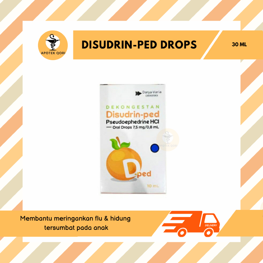 Jual DISUDRIN-PED DROPS 10 ML / DISUDRIN-PED SIRUP 60 ML / MERINGANKAN ...