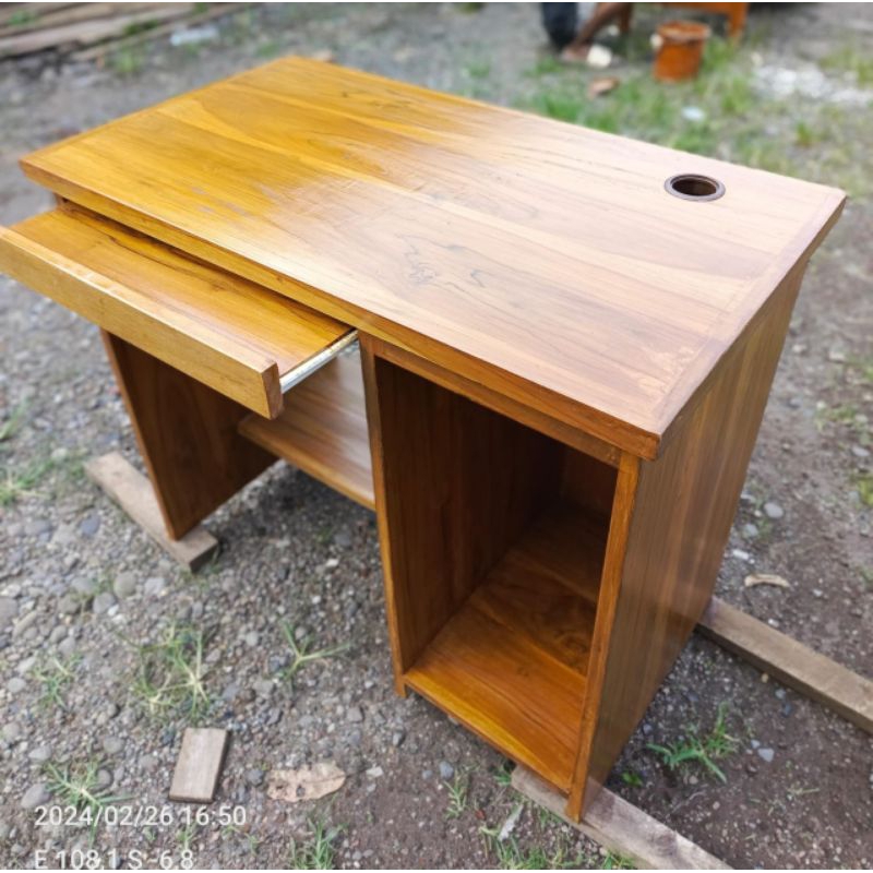 Jual Meja komputer kayu | Shopee Indonesia
