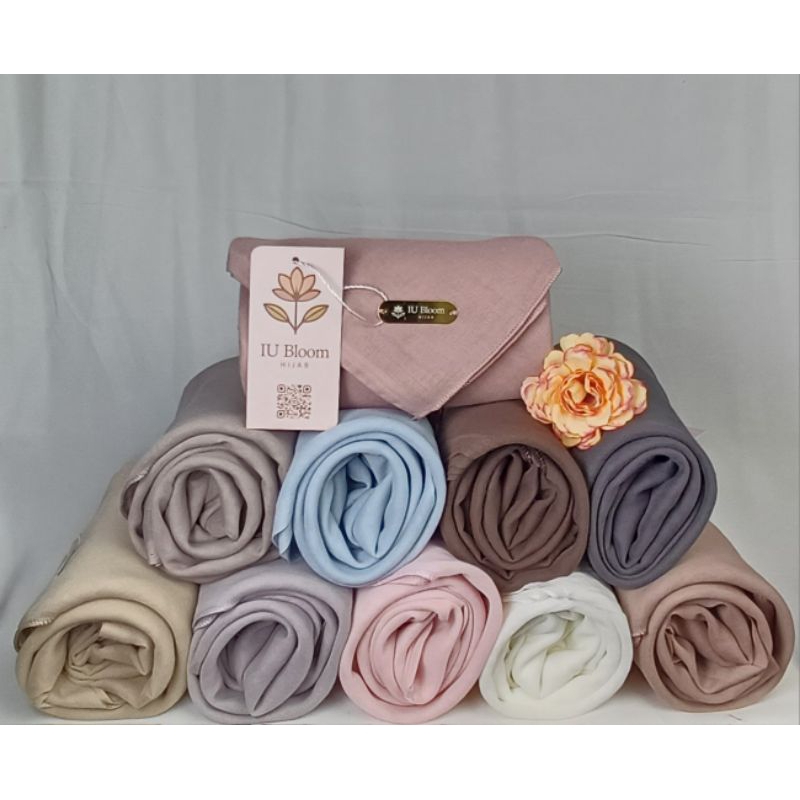 Jual Hijab Paris Jepang Premium Ringan & anti letoy By IU Bloom free ...