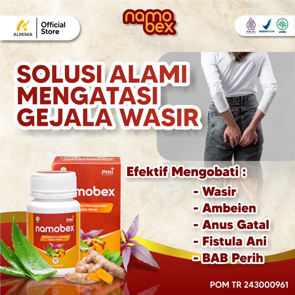 NAMOBEX - Obat Wasir Ampuh Atasi Ambeien dan Wasir Secara Alami