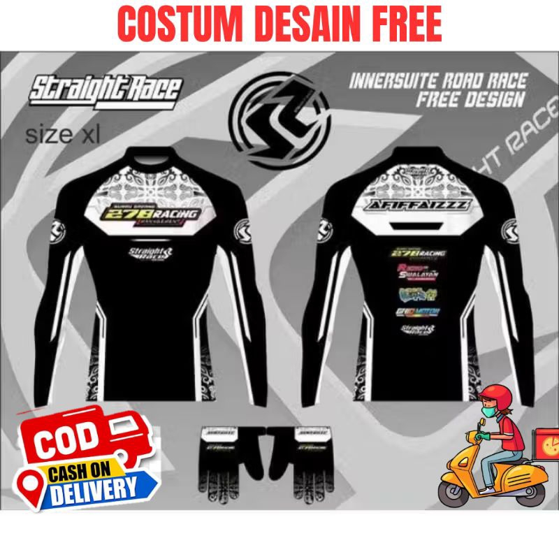 Jual CUSTOM JERSEY BALAP INNERSUITE ( Nama dan Nomor Dll) daleman ...