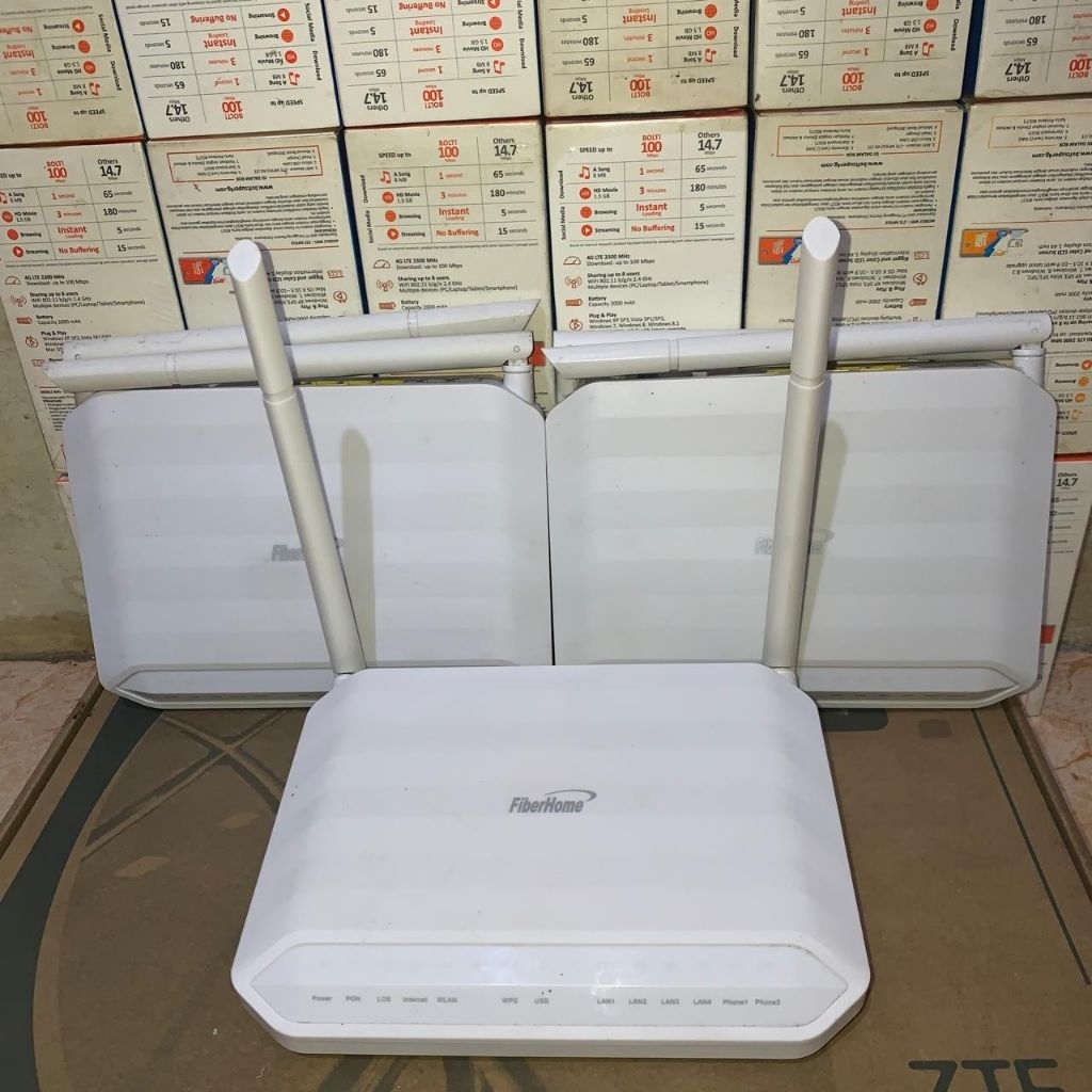 Jual FIBERHOME HG6243C (Router & Adaptor) GPON ONU (OPEN) Wifi Single ...