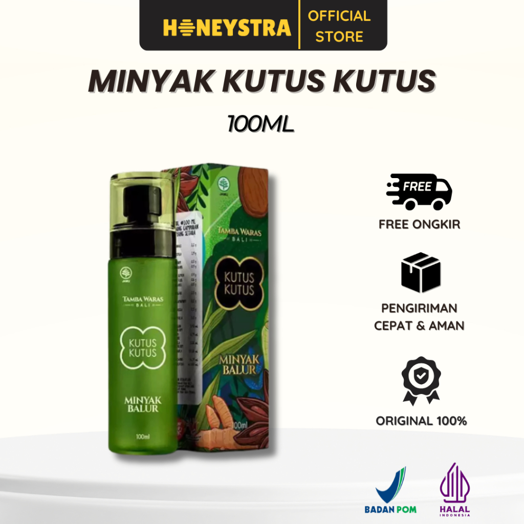 Jual Minyak Kutus Kutus Asli Bali Isi 100ml (KEMASAN BARU