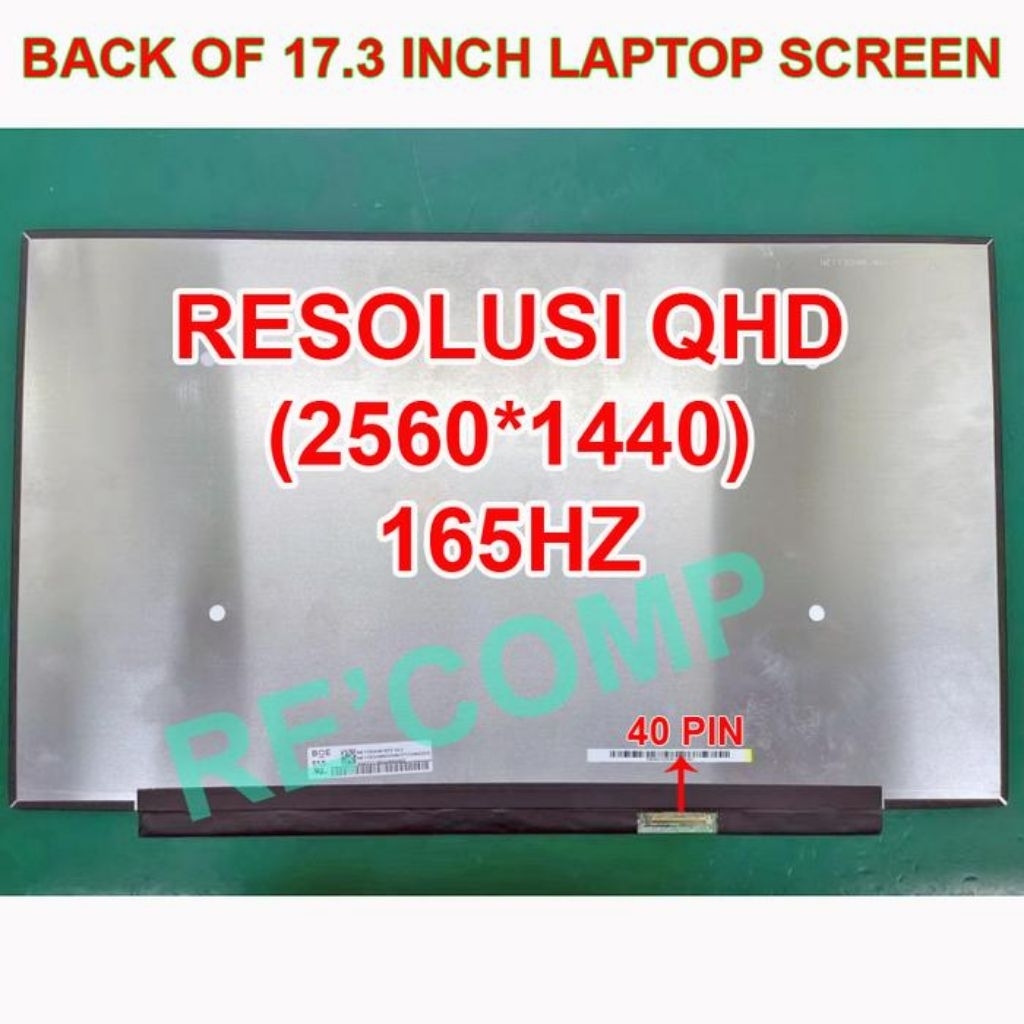 Dalle écran 17.3" FHD IPS 144Hz Pour Asus ROG Strix G713 - Remplacement Neuf - Garantie 1 An