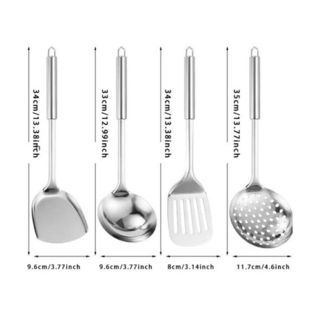Jual Sutil Stainless Set 4pcs Sodet Stainless Anti Karat Serokan ...