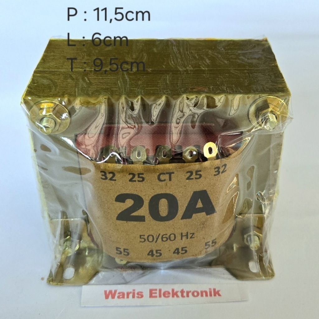 Jual Trafo CT 20A Travo 20 Ampere 55V RM | Shopee Indonesia