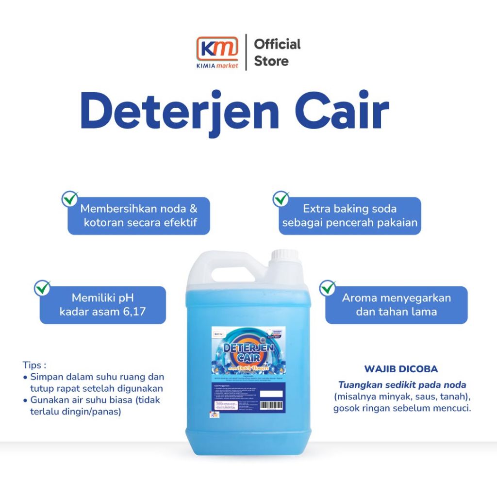 Jual DETERGENT CAIR MATIC Ukuran 5liter / Deterjen Cair 5 Liter