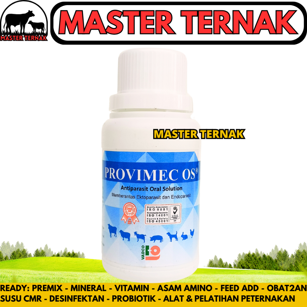 Jual PROVIMEC OS 100ML VADCO - Obat Cacing Cair Ternak Scabies Kutu ...