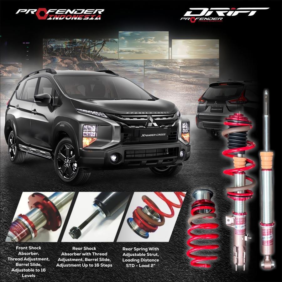 Jual Profender Drift Shockbreaker Suspensi COILOVER Mitsubishi XPANDER ...