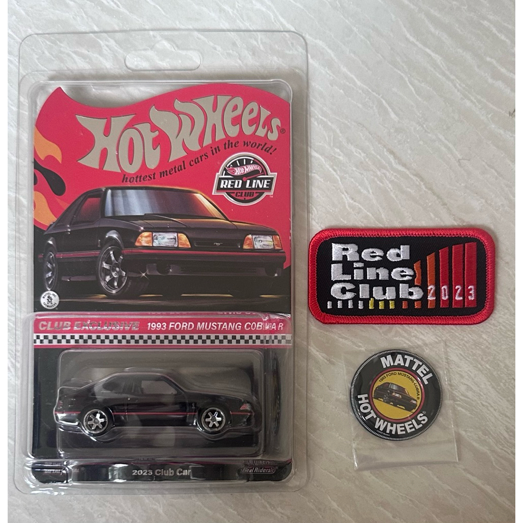 Jual Hot Wheels RLC 2023 – 1993 Ford Mustang Cobra R + Patch + Pin ...