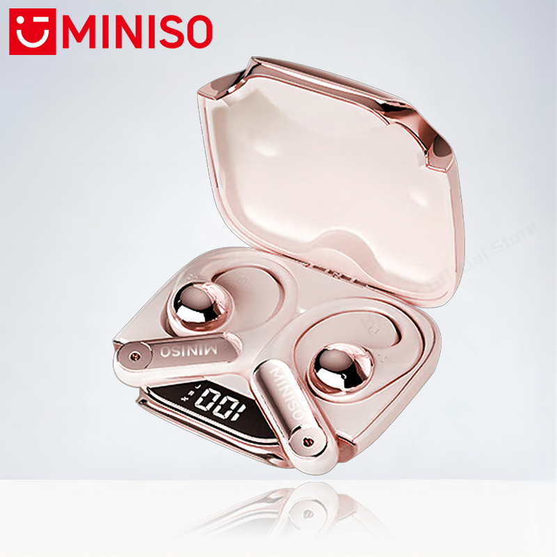 Jual MINISO X81 OWS Bluetooth Headset Earphone BT5.4 HiFi Audio