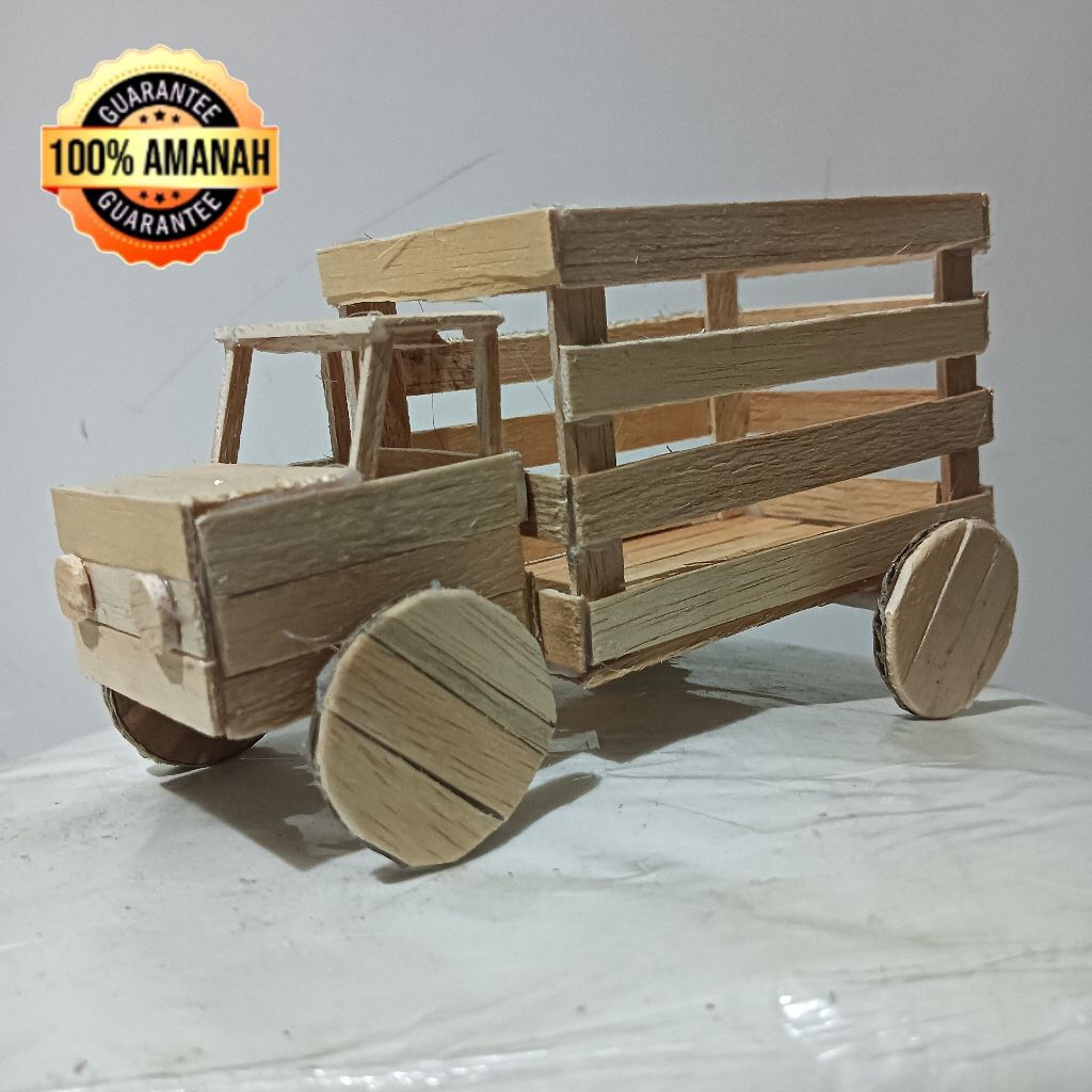 Prakarya Miniatur Mobil Stik es Krim