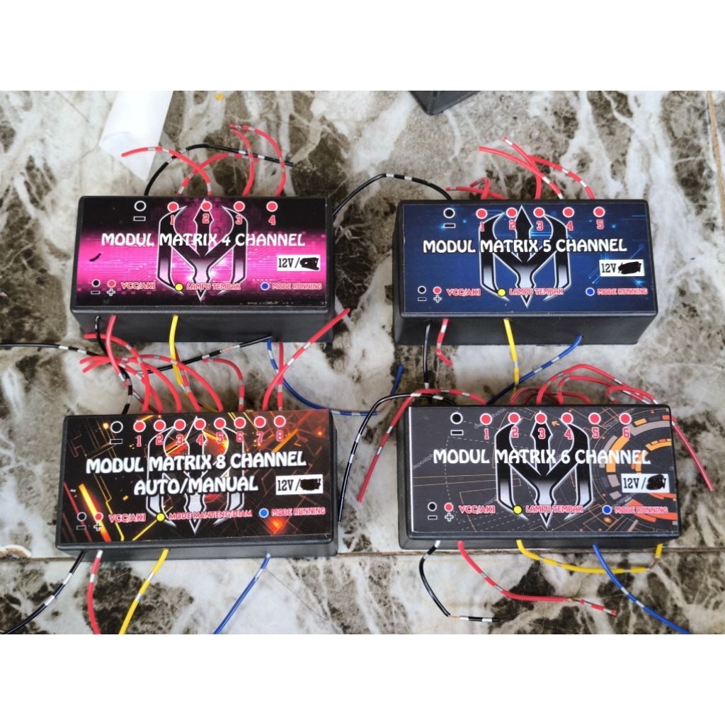 Jual Modul Matrix 5 Channel Watt Besar Untuk Lampu Tembak Kendaraan 12v ...