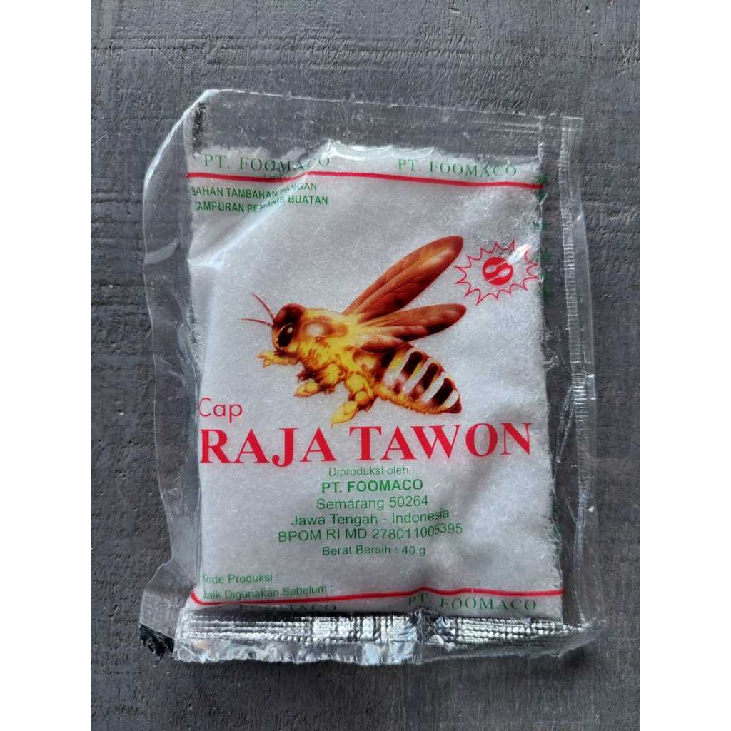 Jual Pemanis Cap Raja Tawon Kemasan 40 gram | Shopee Indonesia