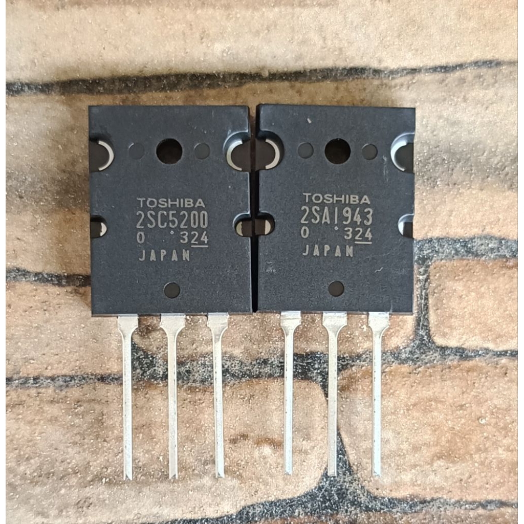 Jual 2SC5200 2SA1943 TOSHIBA ORIGINAL HARGA PERSET LOT 324 | Shopee ...