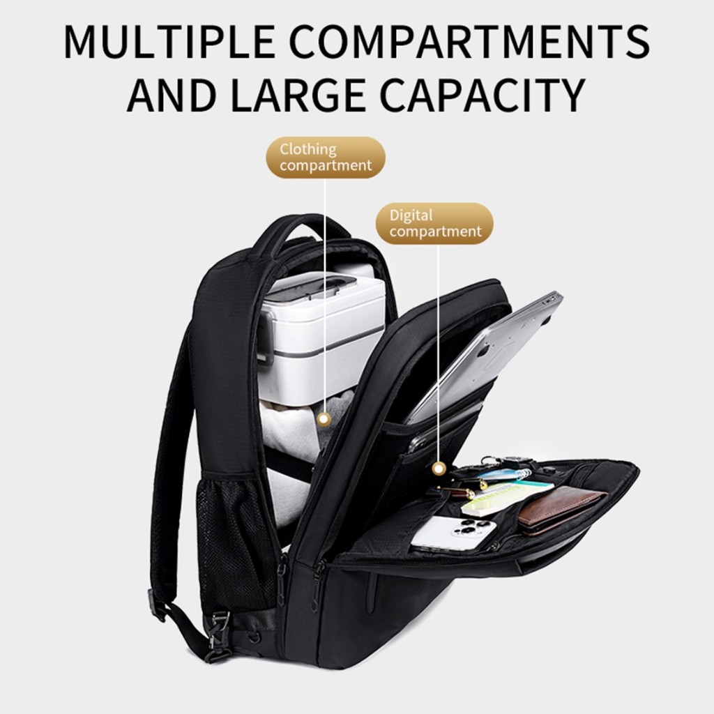 Jual Arctic Hunter LG00657-1 Tas Ransel Backpack Semi Koper 15.6 Inch ...