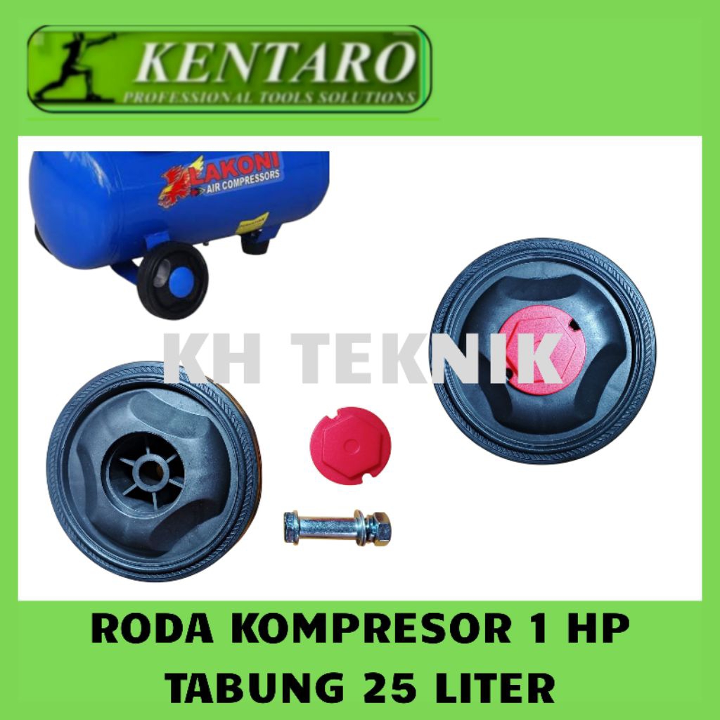 Jual RODA TABUNG KOMPRESSOR PORTABLE 1 HP 25 LITER | Shopee Indonesia