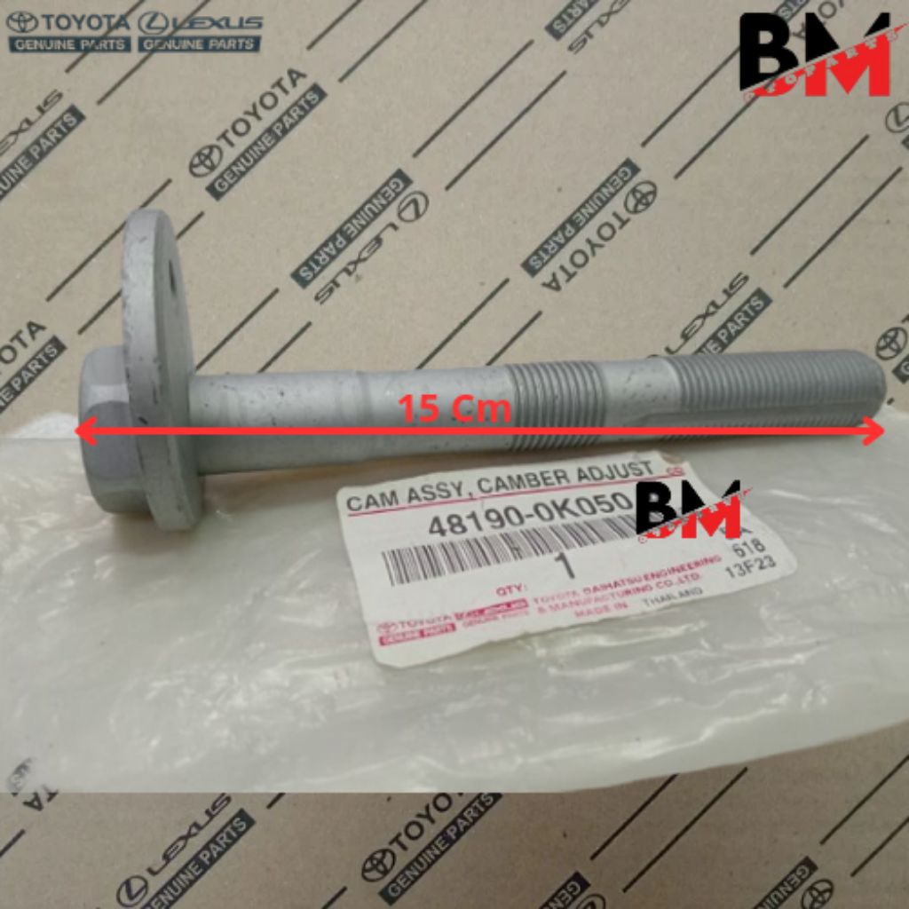 Jual Baut Camber Panjang Hilux Revo/Fortuner VRZ SRZ Original 48190 ...