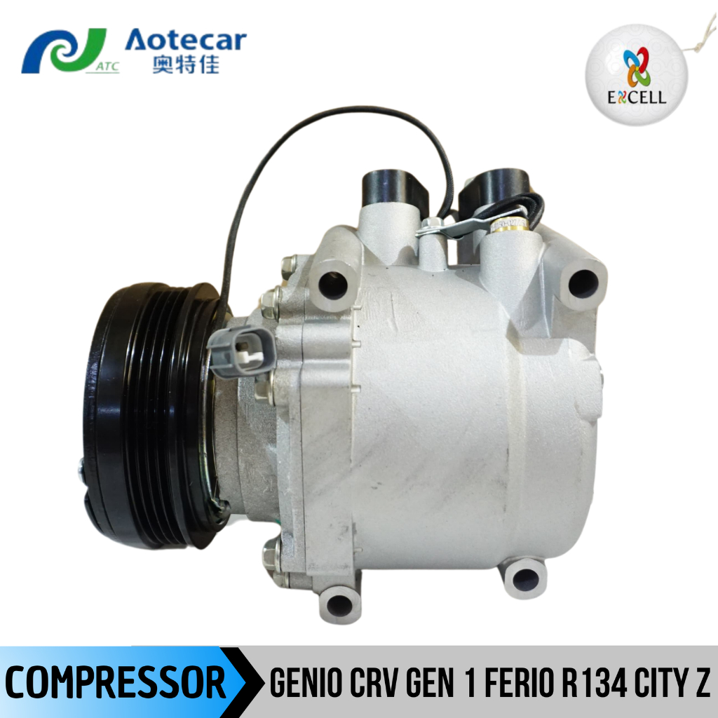 Jual Compressor Kompresor Ac Mobil Honda Genio CRV Gen 1 Ferio R134 ...