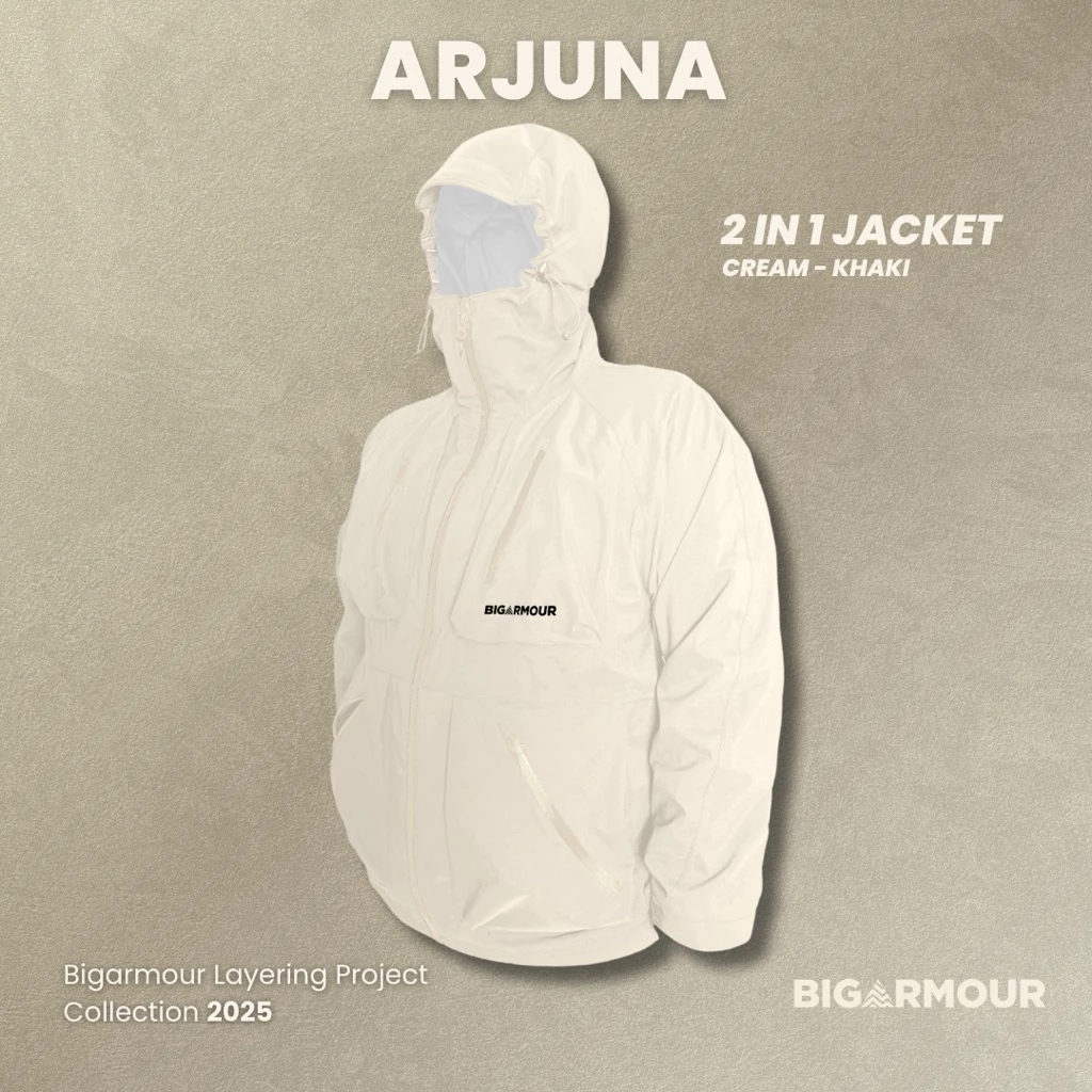 Bigarmour Arjuna - 2 In 1 Jacket Outerlayer Dan Midlayer