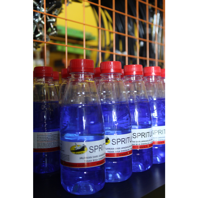 Jual spritus botol cair warna biru / spirtus warna biru 250ml. [B][# ...