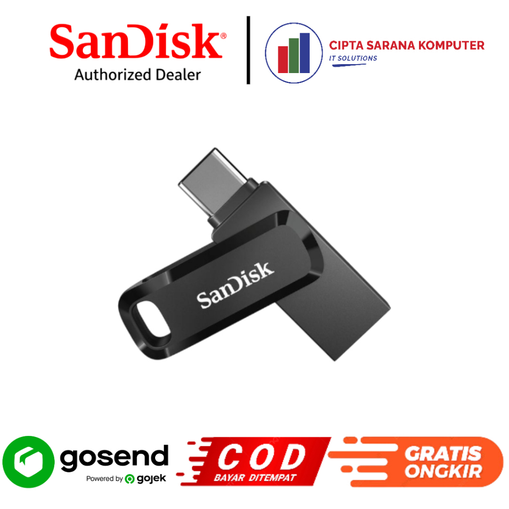Jual Flashdisk Sandisk OTG Ultra Dual Drive Go 32GB USB 3.1 Type-C ...