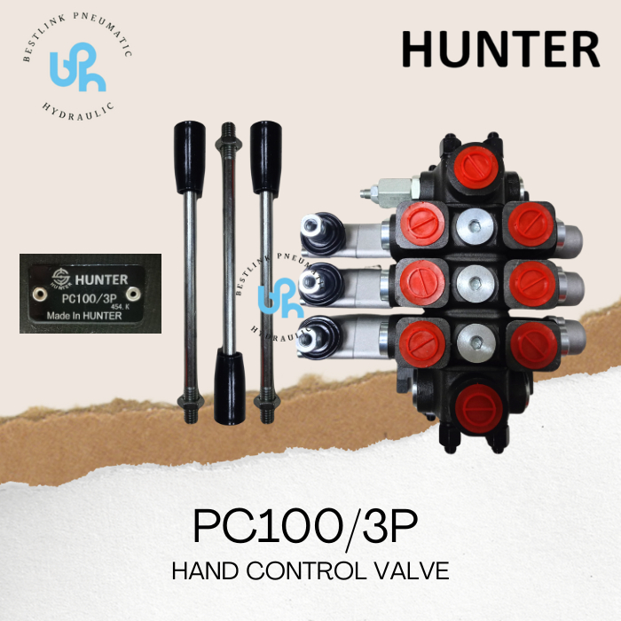 Jual HUNTER PC100/3P / PC100 3P HAND CONTROL VALVE PNEUMATIC | Shopee ...