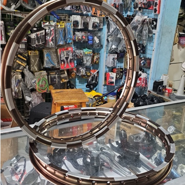 Jual velg 17 140 akron rossi hitam catur not spain fullset | Shopee ...