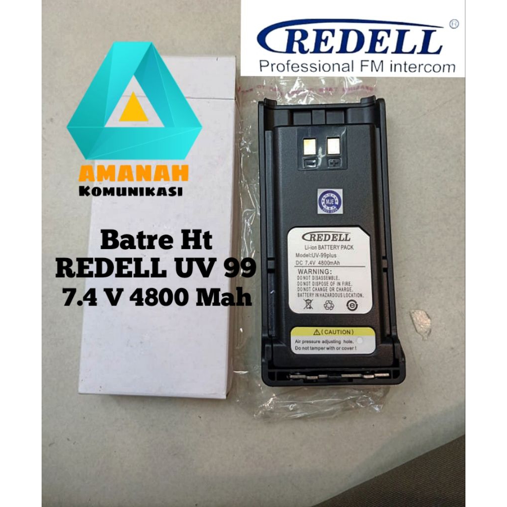 Jual starpalmie Batre baterai ht Redel uv99 plus original | Shopee ...