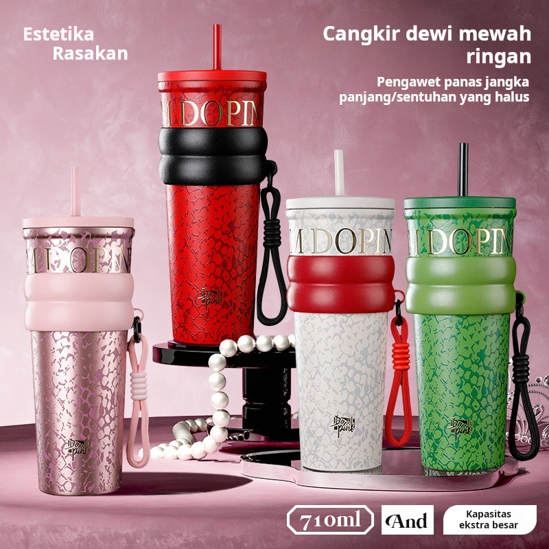 Jual [COD]tumbler Stainless Vacuum 710ml Portable Thermos Botol minum ...