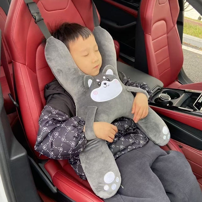 Bantal Sabuk Pengaman Anak, Multifungsi Untuk Melindungi Leher, Tidur Mobil Rdai - foto 1