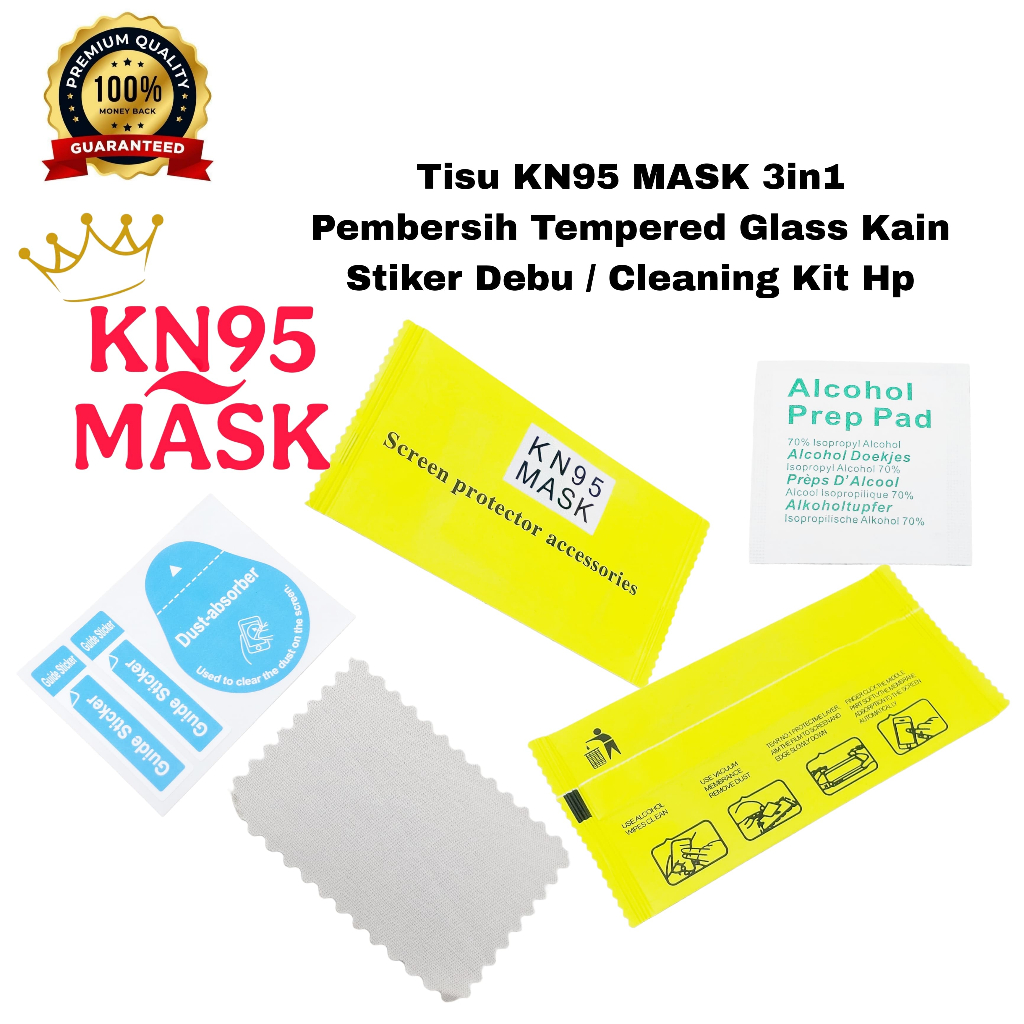 Jual ( PER 10 PC ) Vibox Tisu KN-95 Mask Alat Tools Bantu Pasang ...