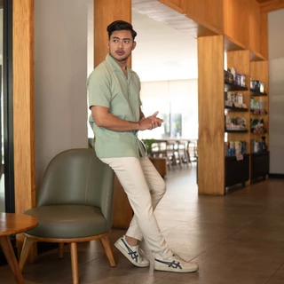 STARLINE - Celana Chinos Panjang Pria Slim Fit