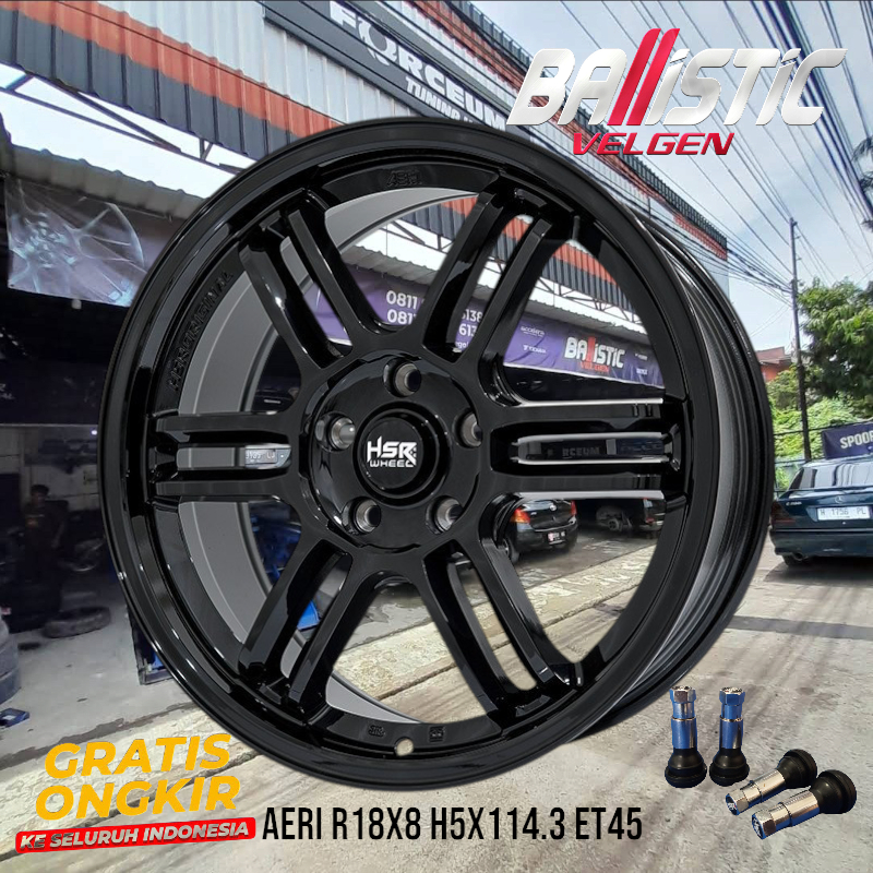 Jual PELEK MOBIL HSR AERI R18 LUBANG 5X114,3 COCOK BUAT JUKE COROLLA ...