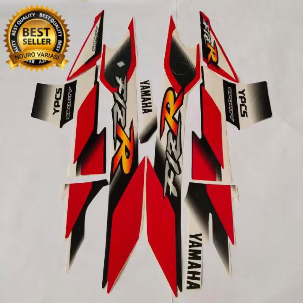 Jual Striping Yamaha Fizr Fiz R F1ZR tahun 2001 warna merah hitam putih ...