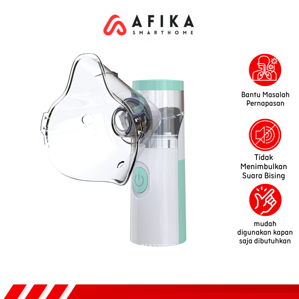 Jual Alat Terapi Pernapasan Handheld Nebulizer Inhaler Atomizer Versi ...
