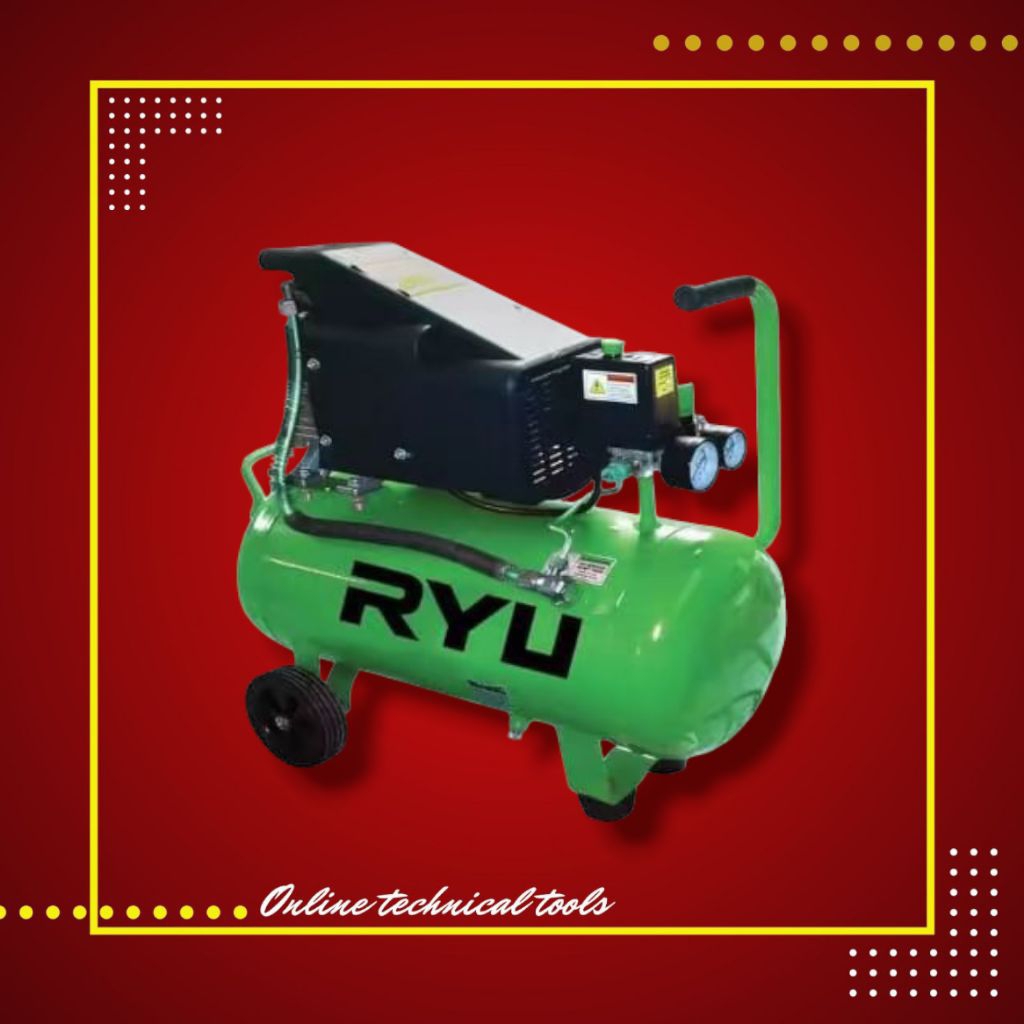 Jual Mesin Kompresor Angin 2.5 HP 50 Liter RCP 250-1 RYU / Air ...
