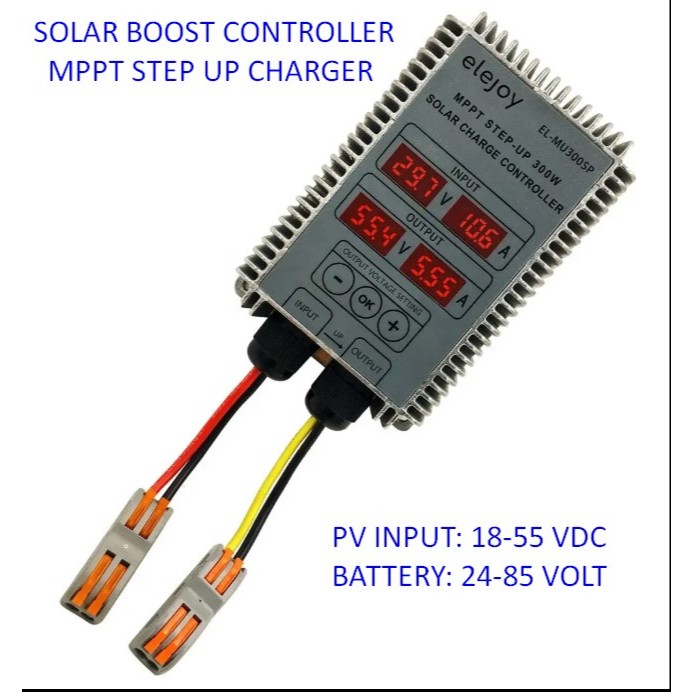 Jual Solar Boost Charger Controller ELEJOY MPPT Step Up | Shopee Indonesia