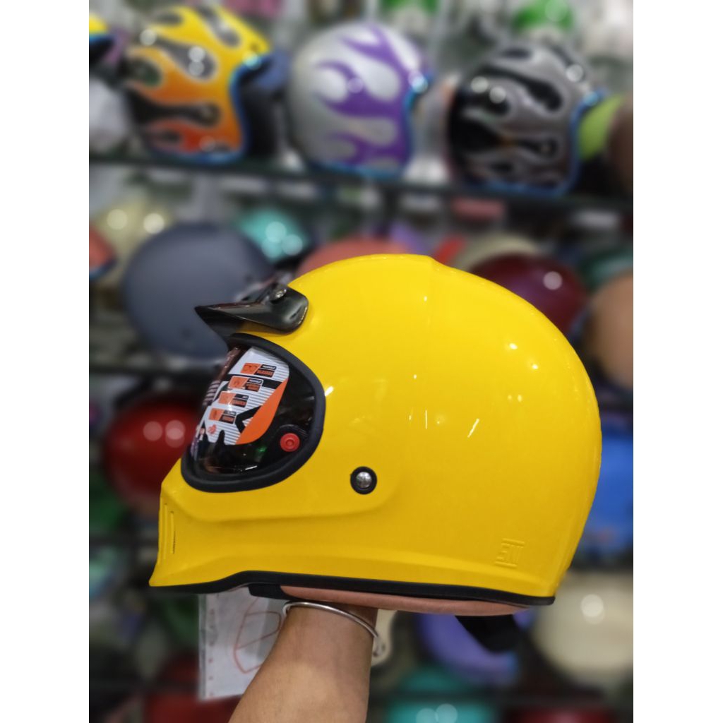 Jual Helm Ink Trooper Solid Asphal Grey | Shopee Indonesia