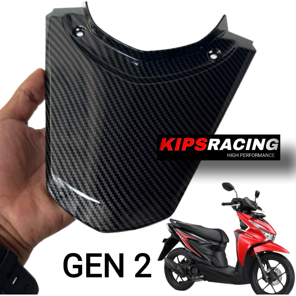 Jual Set Illus Rear Center Cover Tail beat gen 2 carbon Cover Lampu ...