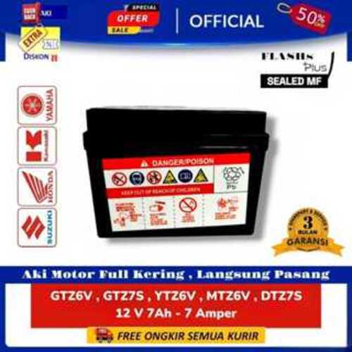 Aki Motor GTZ7S / GTZ6V / GTZ 7S / YTZ7S MTZ6VS Aki Motor Honda CRF 230 GTZ7S