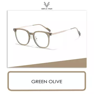 Gentle Fawn Kacamata Antiradiasi Blueray Fashion Kotak Tr90 Bisa Minus Fashion Pria Dan Wanita